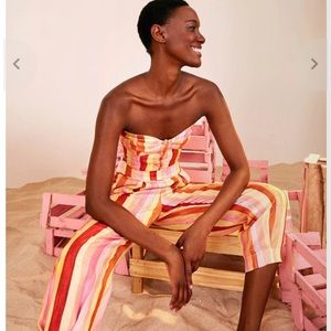 Farm Rio Sunny Stripe Pants Size M